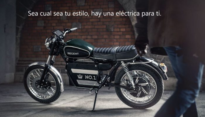 Regent N01 motocicleta eléctrica estilo retro